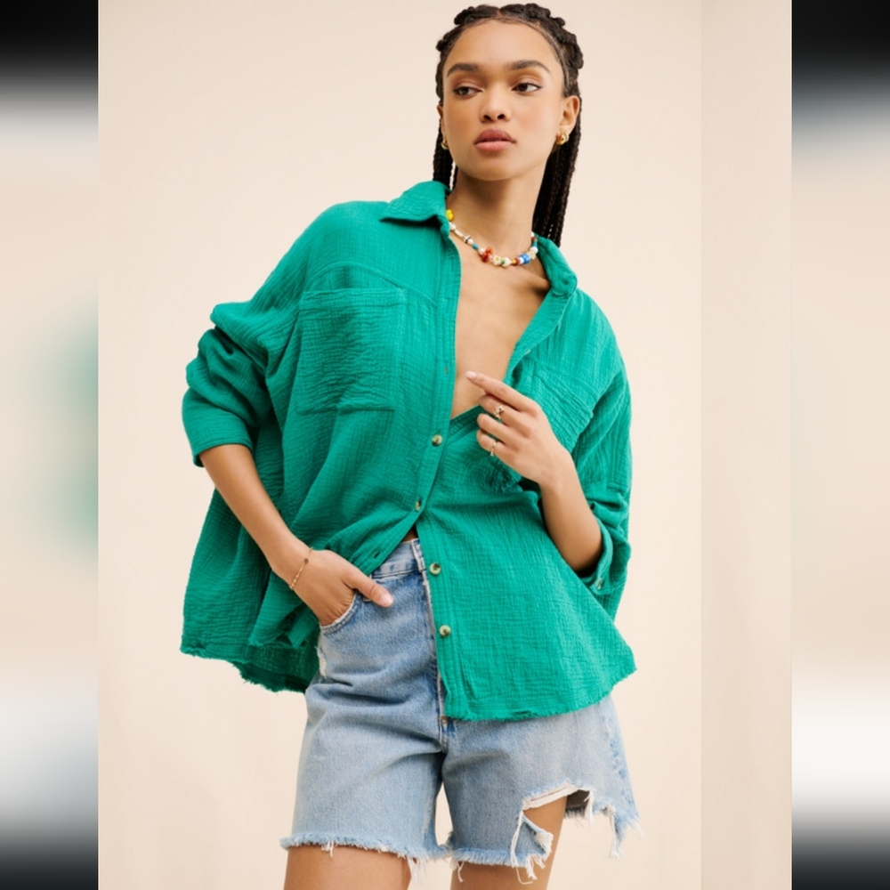 Free People Cardiff Oversized Top